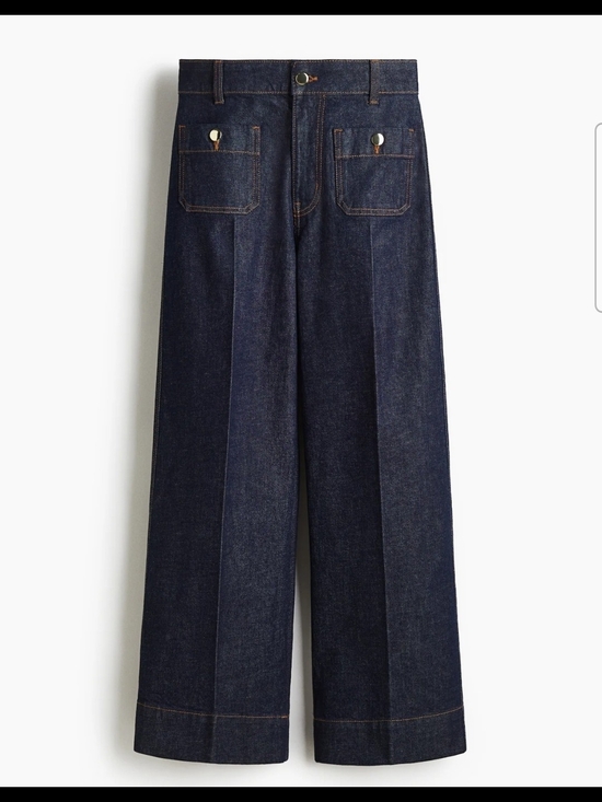 Denim - Wide Leg Dark Indigo Women/Men's Jeans